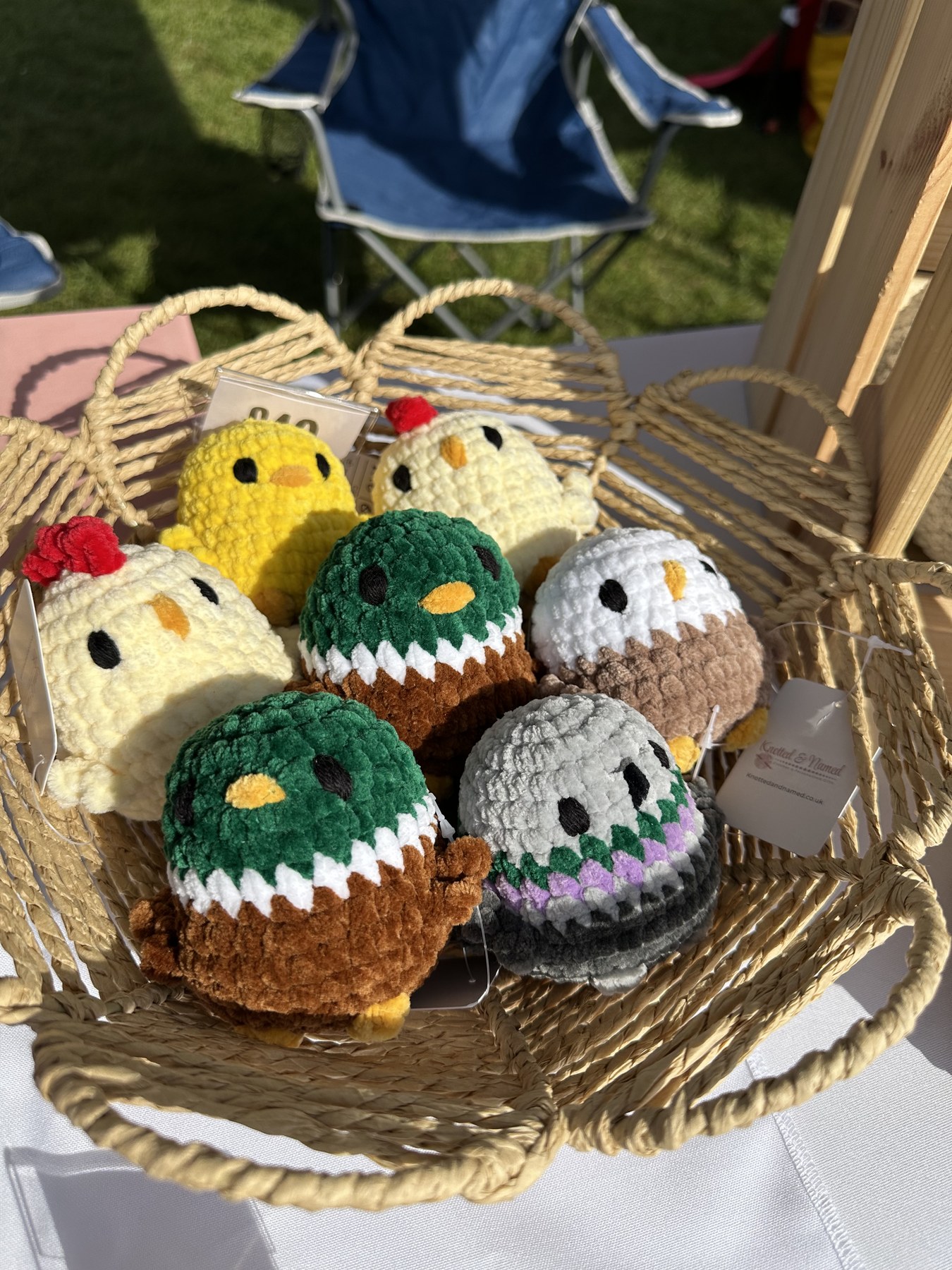 Crochet birdie friends