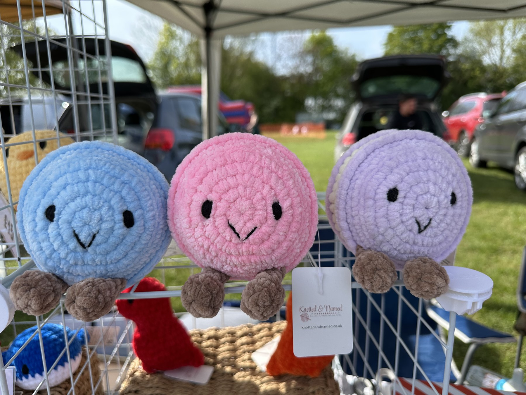 Crochet macaroons